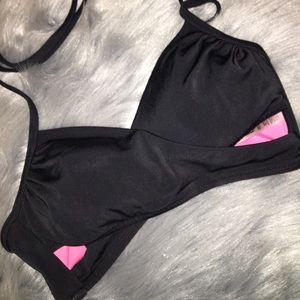 VS Pink Cross Front Bikini